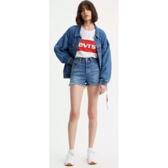 Levi's Pants - Levi’s Ribcage Denim High Rise Cut Off Shorts-sz 29